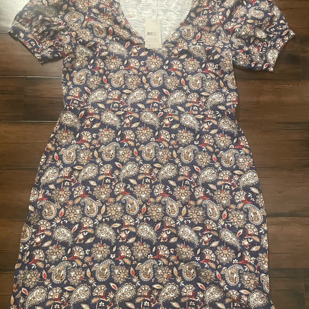 Boden Women's Paisley Midi Dress - Blue and Red